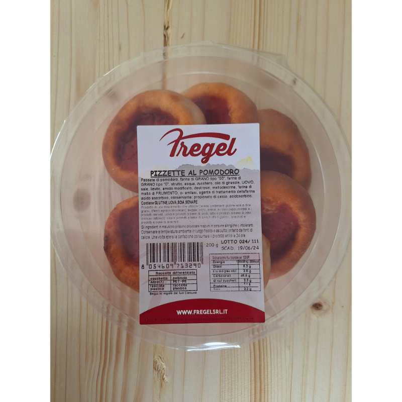 PIZZETTE AL POMODORO - Fregel 200g