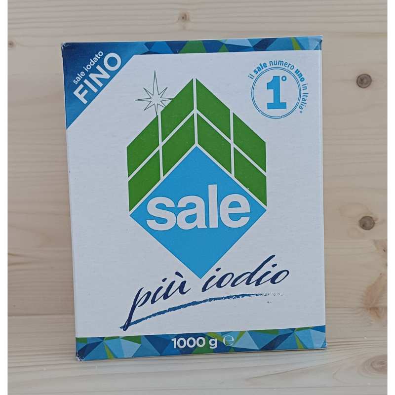 SICILIAANS GEJODEERD FIJN ZOUT _ 1 KG Italkali