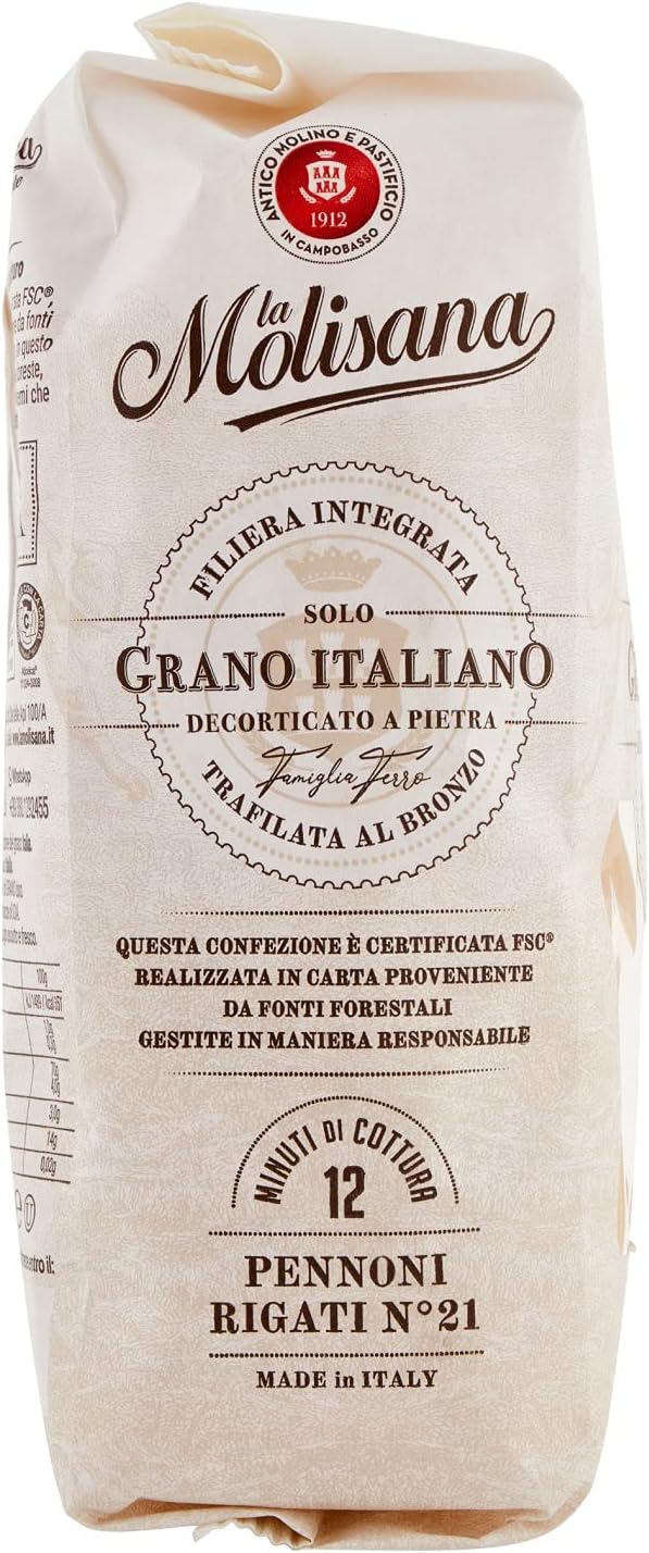 MOLISANA Gestreepte Pennoni nr21_ 500 GR