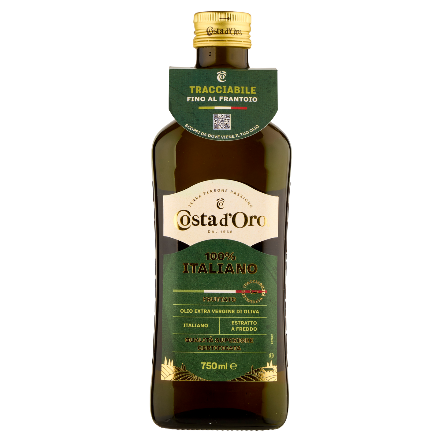 COSTA D'ORO OLIO EVO ITALIANO 750 ML