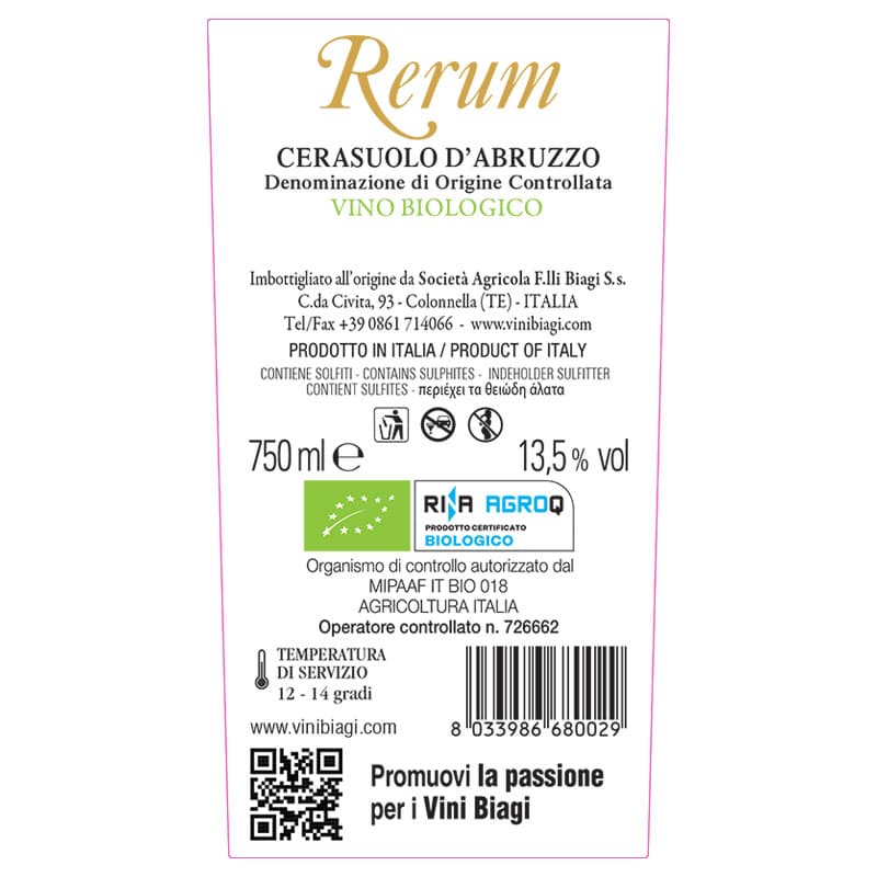 Rerum 75 cl