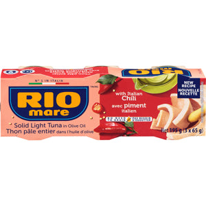 Solid Light Tuna In Olive Oil With Italian Chili