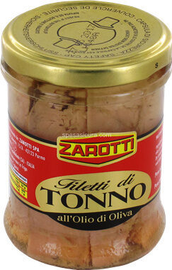 Zarotti Filetti Tonno O. oliva GR. 200